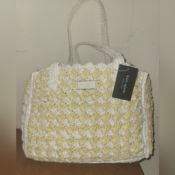 Kate Spade Crochet Tote NWT - Picture 1 of 7